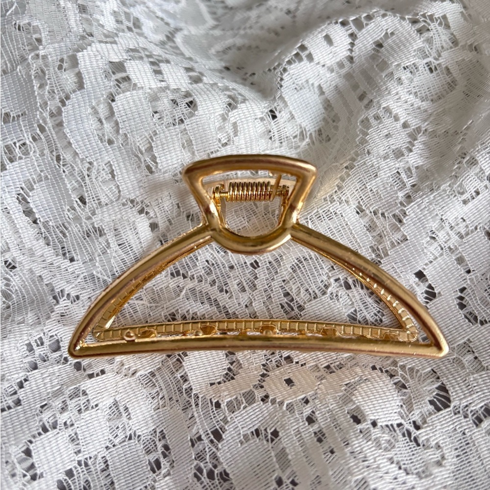 Badgley Mischka Gold Hair Claw
